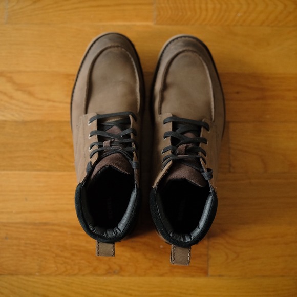 Sorel Waterproof Moc Toe Leather Chukka Boots Brown Lug Sole Mens 13 Outdoors - Picture 4 of 9